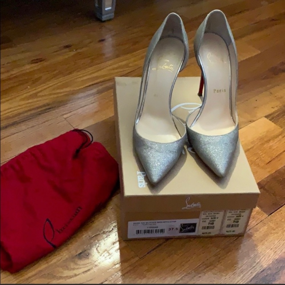 Louboutin Iriza 100 Glitter Mini/Specchio